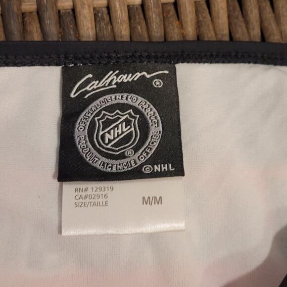 Chicago Blackhawks Y2K Bikini Bottoms Red Black NHL Licensed Sporty Swim - Picture 6 of 9